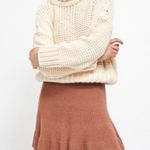 Free People Ribbed Flounced Knit Mini Skirt Photo 0