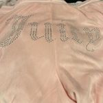 Juicy Couture , large pink, velour‎ sweats  with bling logo Photo 1