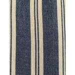 Elan  Blue Striped Long sleeve Faux Wrap Tie Top Shirt Medium Photo 5