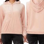 FILA NWT logo velour quarter zip hoodie top jacket Photo 0