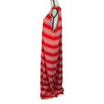 Style & Co XX-Large Maxi Dress Striped Stretch Sleeveless Slit Pullover Red New Photo 4