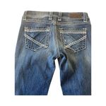 BKE  Addison Jeans Womens 28R Straight Stretch Low Rise Bold Stitch Denim Photo 4