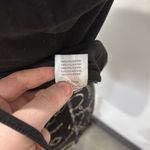 Glamorous  Black Faux Velvet Deep Plunge Neck Lace Up Body Suit Crotch‎ Snaps Med Photo 3