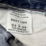 Wrangler  Women's Blue Denim Cutoff Shorts Distressed Frayed Hem Size 34 Photo 8