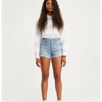 Levi's Levi’s Luxor Heat Light Wash High Rise Cut Offs Photo 7