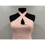 Likely  Nia Pink Mermaid Cross Halter Gown Sz 4 Photo 1