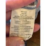 Anthropologie  Tiny Shirt Women Small Gray Raye Contrast Floral Puff Sleeve Tee Photo 12