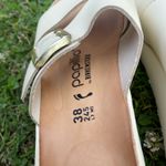 Birkenstock Sandals Leather White Size 7.5 Photo 6