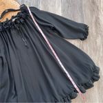 Victoria's Secret Vintage gold label Victoria’s Secret 90’s black sheer mini slip dress ruffled M Photo 4