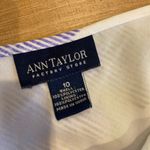 Ann Taylor Size 10 Knee Length Vinatge Floral Skirt Purple White Green retro Photo 5