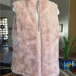 Nicole Miller Light Pink Fleece-Lined Vest Photo 2