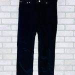 J.Crew Vintage Slim Straight Black Garment Dyed Stretch Velvet Jeans Size 29 Photo 0