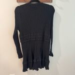 Anthropologie NWT The Sommerset Collection Black Sweater Mini Dress XL Photo 4