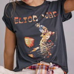 Anthropologie Letluv Elton John Graphic Tee Band Music Gray Size XS Photo 0