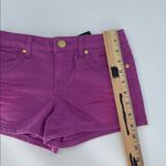Baby Phat Purple Denim Shorts Size 10 Embroidered Pockets Y2K Photo 5