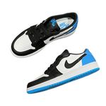 Nike NEW Women’s Air Jordan 1 Retro Low OG size 7.5 White/Powder Blue Photo 0