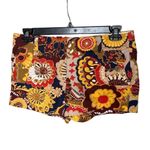 J.Crew Vintage Women's Bold Floral Cotton Chino Shorts Size 8 Multicolor Funky Photo 1