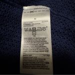 Gap Deep Blue Women's Knitted Open Front Cardigan Sz M Photo 4