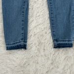 EXPRESS  High Waisted Ripped Skinny Jeans Frayed Hem Light Wash‎ Size 22 Photo 4