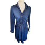 Style & Co  Dark Wash Denim Belted Dress Size Small-NWT Photo 2
