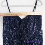 City Chic New!  navy‎ blue sequin strapless maxi dress, size 12 Photo 6