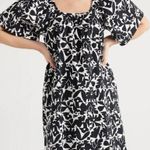 Free Assembly Women's Square Neck Print Mini Dress with Short Sleeves Photo 3