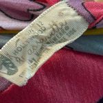 Vassarette Vintage 60s Hippie Psychedelic Groovy Abstract Floral Tie Maxi Dress Photo 5