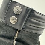 OTBT  Gordon Leather Hidden Wedge Sneakers Boots Black Size 6.5 Photo 5