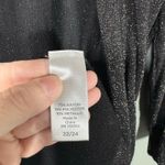 Avenue Black Glitter Glam Open Front Cardigan Sweater - 22/24 - Womens Plus Size Photo 4