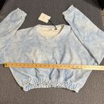 ONIA  Brushed Back Terry Crew Neck Sweatshirt Photo 9