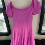 Susana Monaco NWT  Purple High Low off the shoulder puff sleeve dress Photo 3