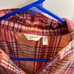 Woolrich Women’s Short Sleeve Plaid  Button Up Shirt Size Medium Photo 1