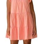 FAVLUX BABY Doll Dress. Ruffle sleeves. Peach. Small Photo 0