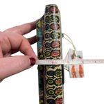 Sakroots  Womens Wallet Clutch Purse Crossbody Black Neon Pineapple Peace Sign Photo 14