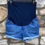 Time & Tru Maternity Jean Shorts belly band size Small 4-6 Photo 5