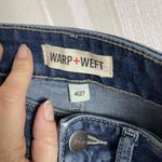 Warp+Weft‎ Women's JFK New York City Dark Wash High Waisted Skinny Jeans 4/27 Photo 4
