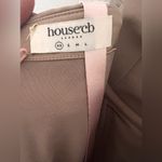 House Of CB NWT  Josephine Taupe Pleated Corset Midi Dress Size XS Photo 6