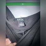 MSK Rhinestone Embellished Sleeve Black Dress Medium stretch Photo 3