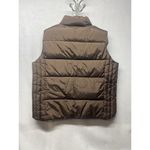 Old Navy  Vest Women's XL Brown Reversible Puffer Down Waterfowl Hiking Y2k 90s Photo 2