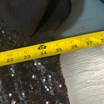 Talbots  Black and Cream Sequin Cardigan | Size 2X Photo 10