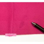 Jennifer Lopez Faux Wool Coat Hot Pink Fuchsia Moto Motorcycle Long Edgy Jacket Photo 2