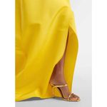 Carolina Herrera  Draped Silk Maxi Dress in yellow **see pics for details** Photo 3