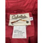 Cabela's Vintage Cabela’s Heavy Goose Down Parka w/ Fur Trim Hood Red Women’s‎ Sz 10 Med Photo 3