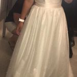 B Darlin White Beaded Prom Dress Photo 0