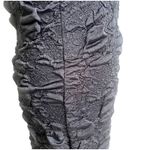 Flapper Style Bodycon Puff Dress Black Size XL Fringe Hem Stretch Sleeveless Photo 6