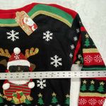 Blizzard Bay Sweater Women's Small Pug Dog Ugly Christmas Boat Neck Festive Photo 1