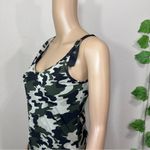 Camouflage Camo Punk Asymmetrical Dress Green Size M Photo 4