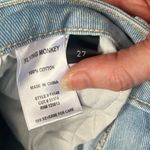 Flying Monkey Blue Light Wash Distressed Ankle Raw Hem Denim Jeans Size 27 Trend Photo 3