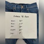 EXPRESS High Rise Skinny Jeans Blue Wash Denim Conscious Edit Size 4R Basic Photo 15