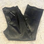 Peace Of Cloth Black Faux Leather Pants Size Medium New With Tags Photo 1